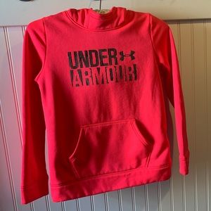Under Armour Pink Hooded Sweatshirt